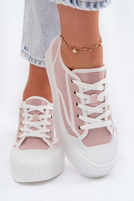 Bežná obuv s platformou Big Star TT274270 Ružová