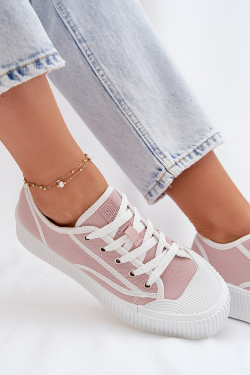 Bežná obuv s platformou Big Star TT274270 Ružová
