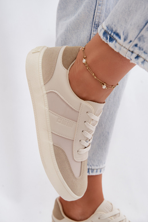 Tenisky model obuvi Dámska nízka Big Star TT274768 béžová