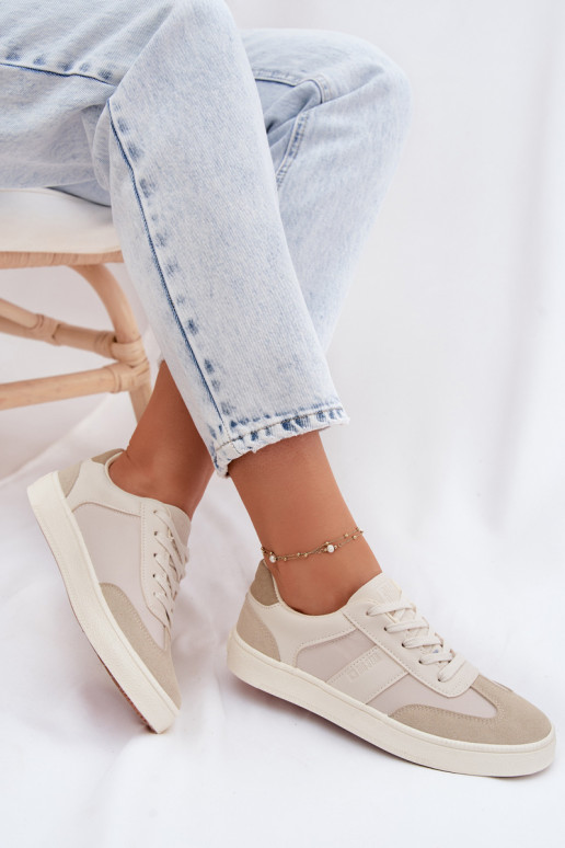 Tenisky model obuvi Dámska nízka Big Star TT274768 béžová