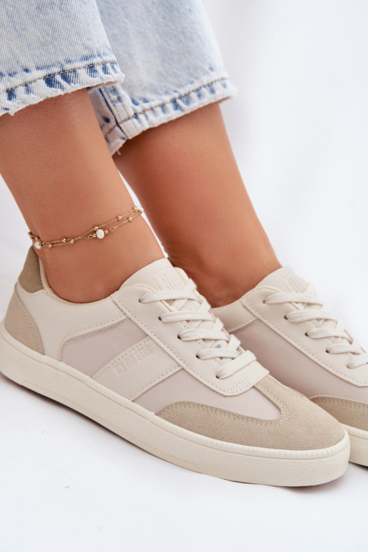 Tenisky model obuvi Dámska nízka Big Star TT274768 béžová