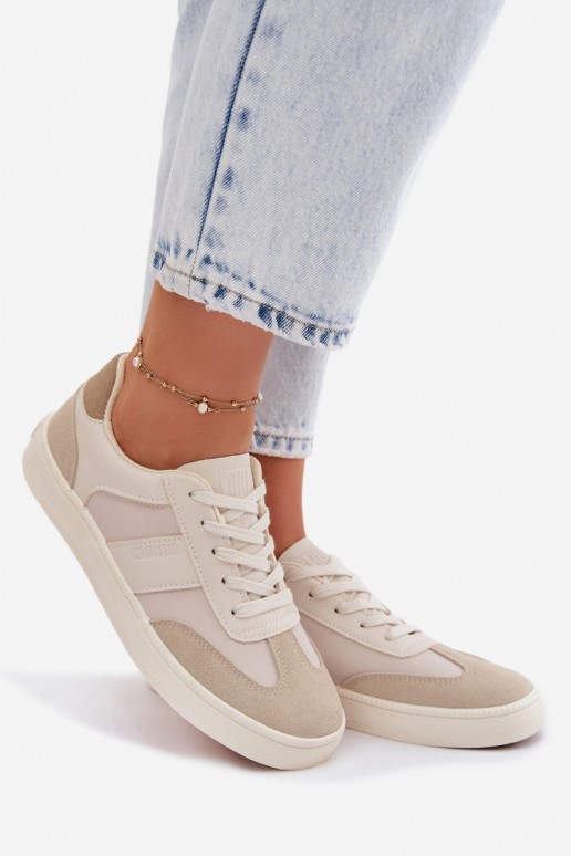 Tenisky model obuvi Dámska nízka Big Star TT274768 béžová