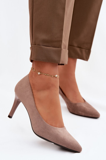 štekle z eko semišuoIne Sergio Leone 1336 Hnedá farba 2