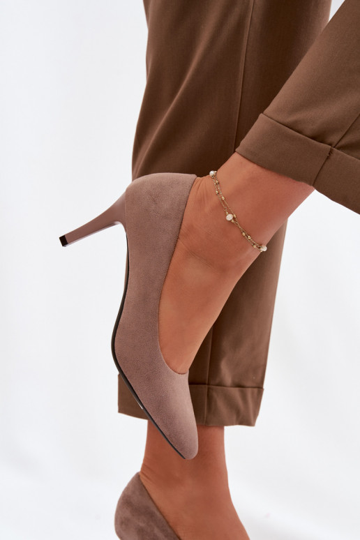 štekle z eko semišuoIne Sergio Leone 1336 Hnedá farba