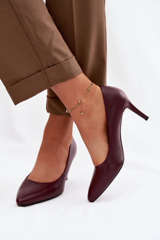 štekle Eko Kožené Sergio Leone 1336 bordová