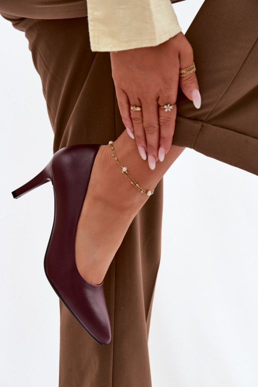 štekle Eko Kožené Sergio Leone 1336 bordová