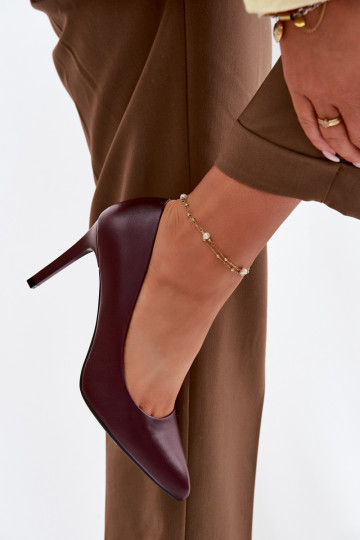 Eko Kožené štekle Sergio Leone 1339 bordová