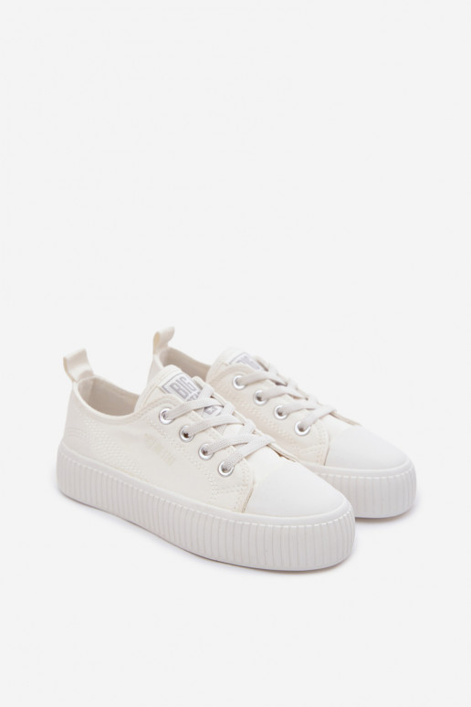 bežná obuv deti Big Star TT374108 biela farba