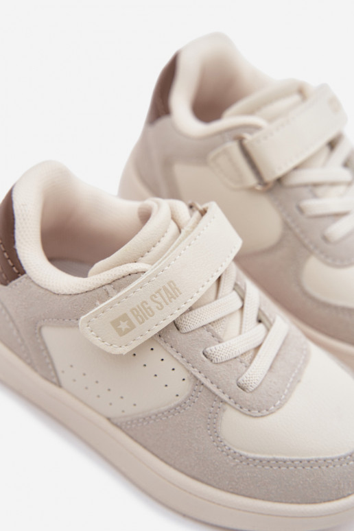 Tenisky model obuvi deti Big Star TT374018 béžová