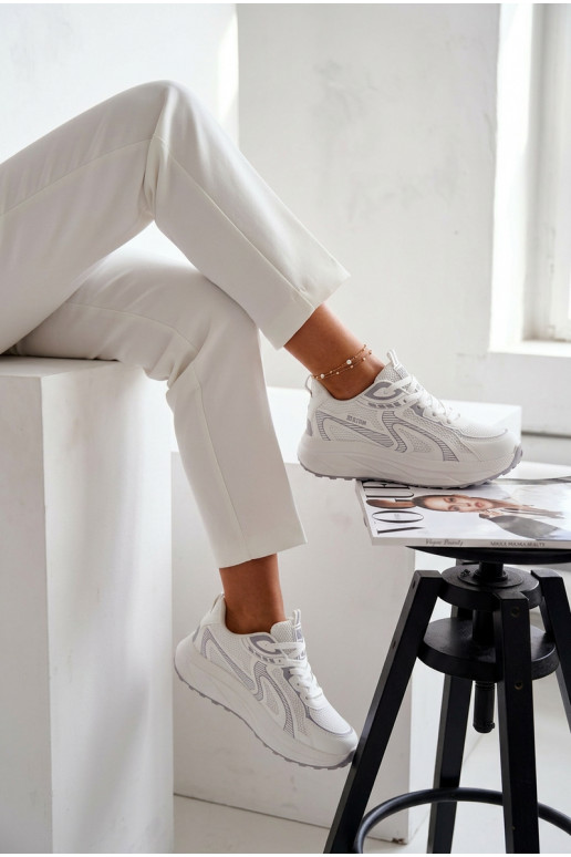 tenisky Tenisky model obuvi Dámske Big Star TT274325 HI-POLY SYSTEM biela farba