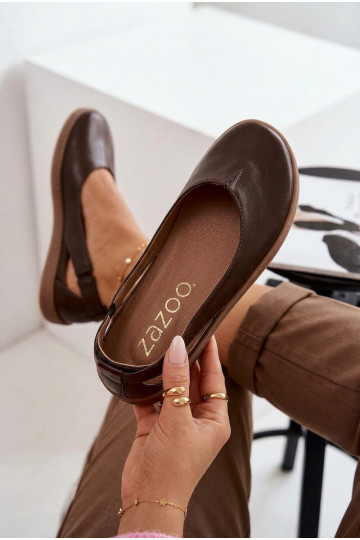 Balerínky Barefoot Zazoo 10217 CzekoladoIne 2