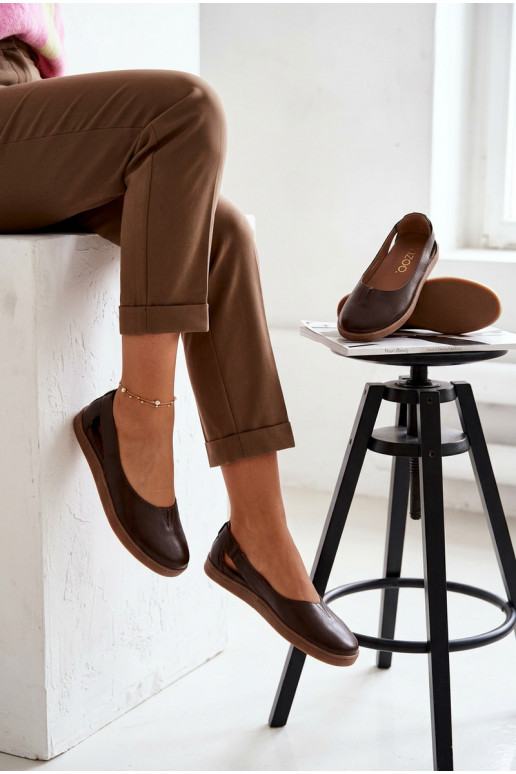 Balerínky Barefoot Zazoo 10217 CzekoladoIne