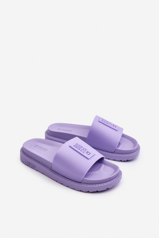 Dámske papuče Big Star LL274426 Fialová