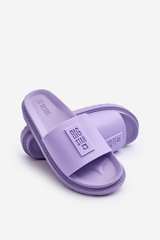 Dámske papuče Big Star LL274426 Fialová