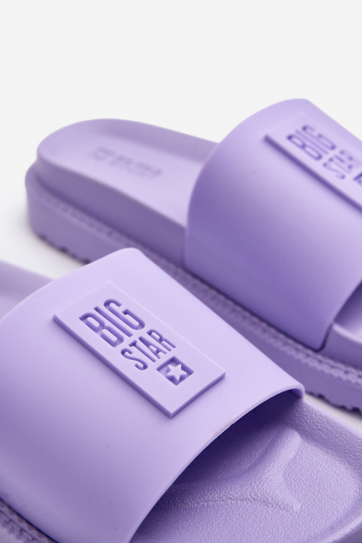 Dámske papuče Big Star LL274426 Fialová