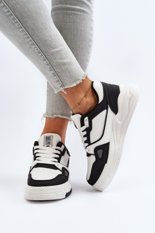 Dámske Tenisky model obuvi Big Star NN274669 biely-čierna