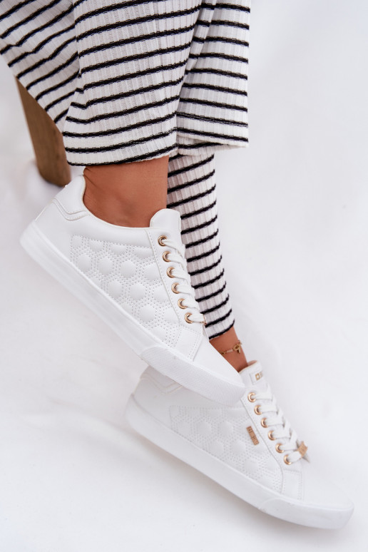 Bežná obuv z eko kože Big Star RR274322 biela farba