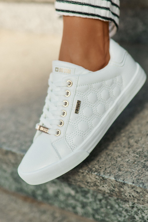 Bežná obuv z eko kože Big Star RR274322 biela farba