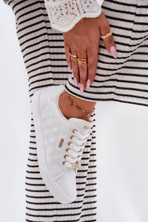 Bežná obuv z eko kože Big Star RR274322 biela farba