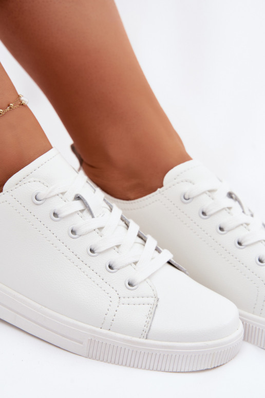 Kožené Bežná obuv Vinceza 79536 biela farba