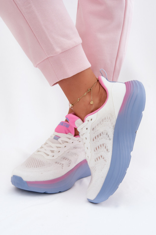 tenisky Dámske Big Star TT274046 biela farba