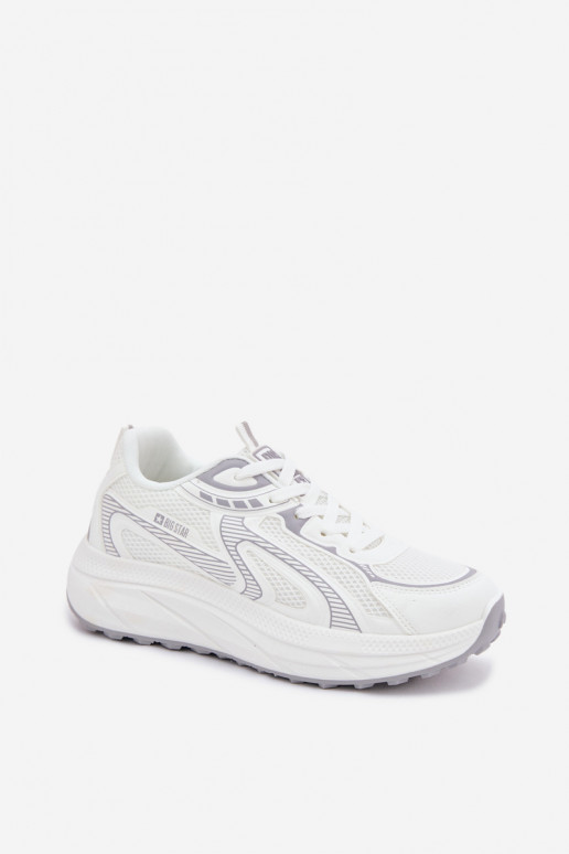 tenisky Tenisky model obuvi Dámske Big Star TT274325 HI-POLY SYSTEM biela farba