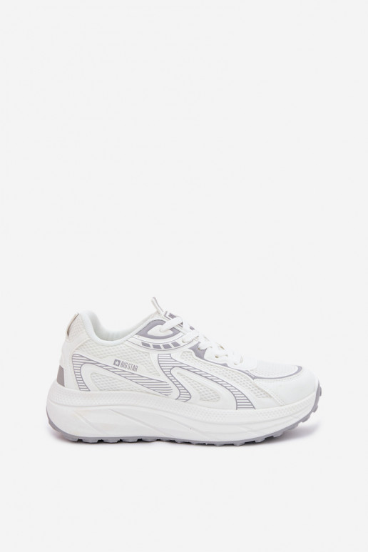 tenisky Tenisky model obuvi Dámske Big Star TT274325 HI-POLY SYSTEM biela farba