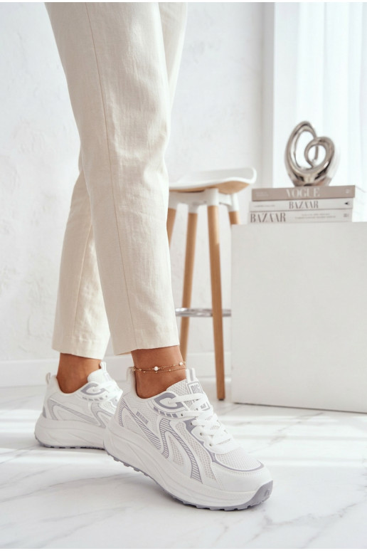 tenisky Tenisky model obuvi Dámske Big Star TT274325 HI-POLY SYSTEM biela farba