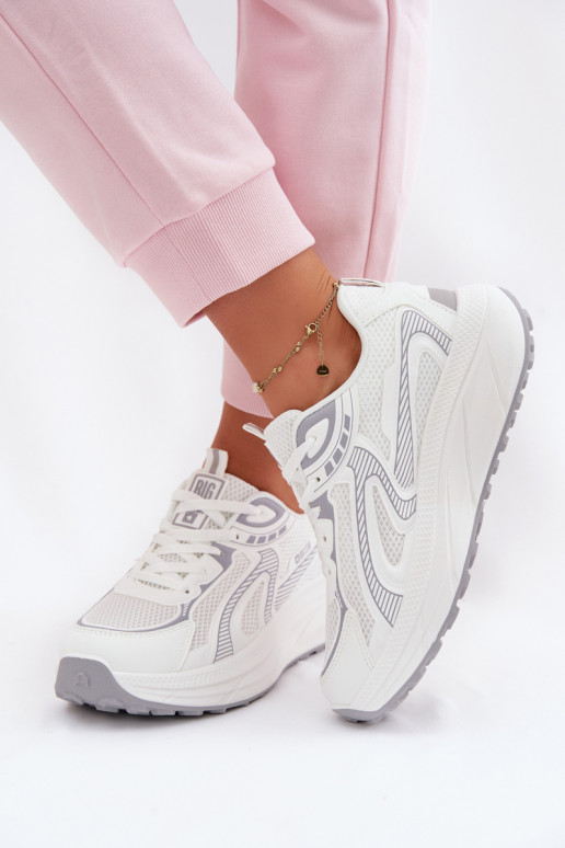 tenisky Tenisky model obuvi Dámske Big Star TT274325 HI-POLY SYSTEM biela farba