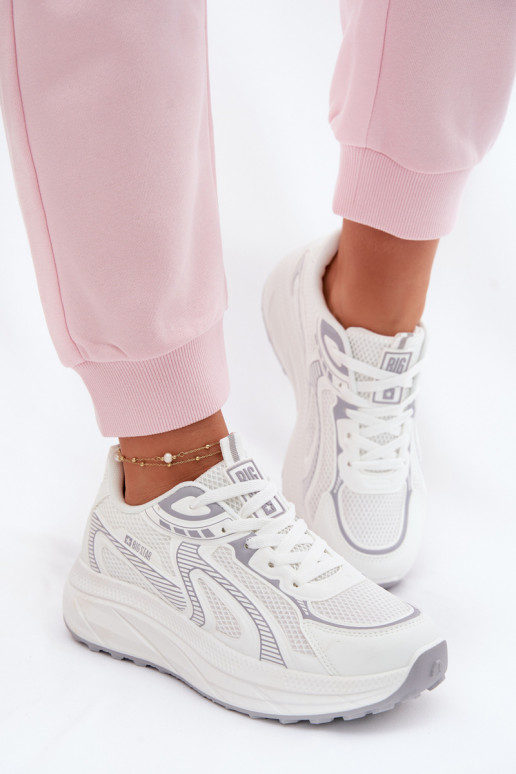 tenisky Tenisky model obuvi Dámske Big Star TT274325 HI-POLY SYSTEM biela farba