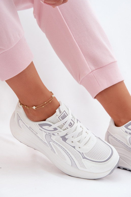 tenisky Tenisky model obuvi Dámske Big Star TT274325 HI-POLY SYSTEM biela farba