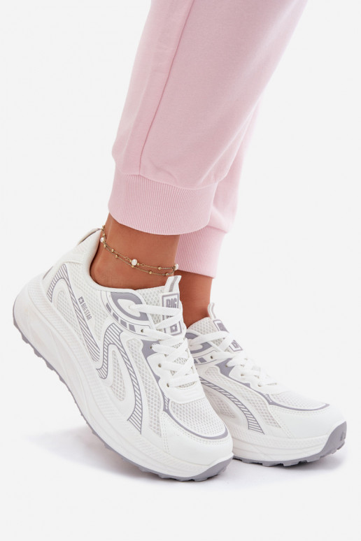 tenisky Tenisky model obuvi Dámske Big Star TT274325 HI-POLY SYSTEM biela farba