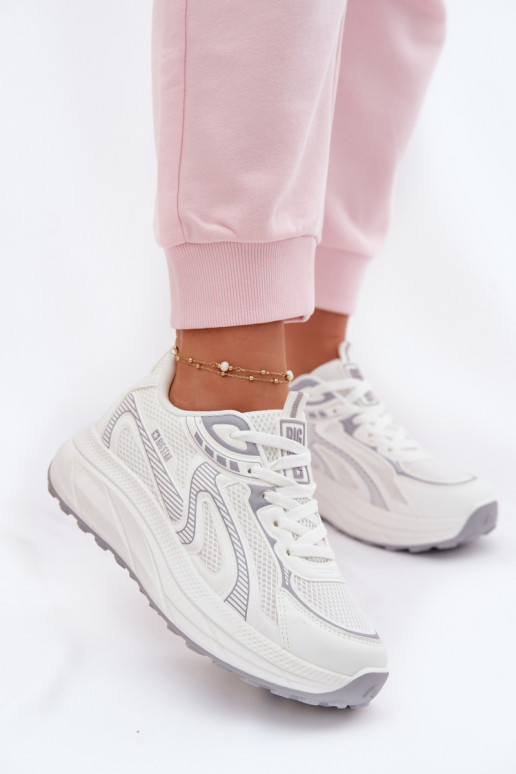 tenisky Tenisky model obuvi Dámske Big Star TT274325 HI-POLY SYSTEM biela farba