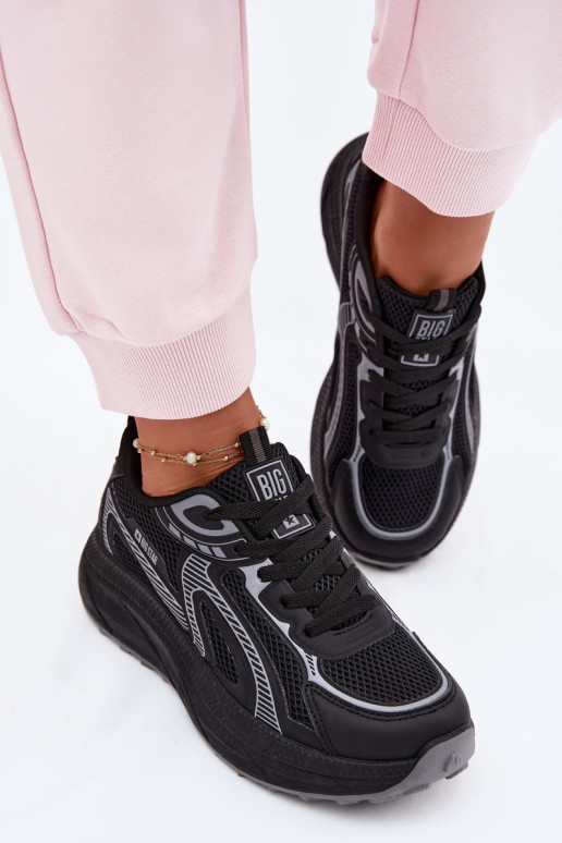 tenisky Tenisky model obuvi Dámske Big Star TT274327 HI-POLY SYSTEM čierna