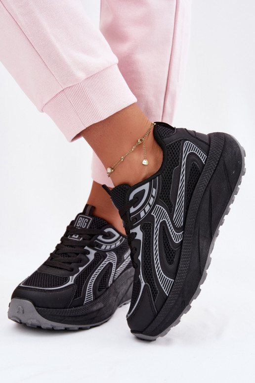 tenisky Tenisky model obuvi Dámske Big Star TT274327 HI-POLY SYSTEM čierna