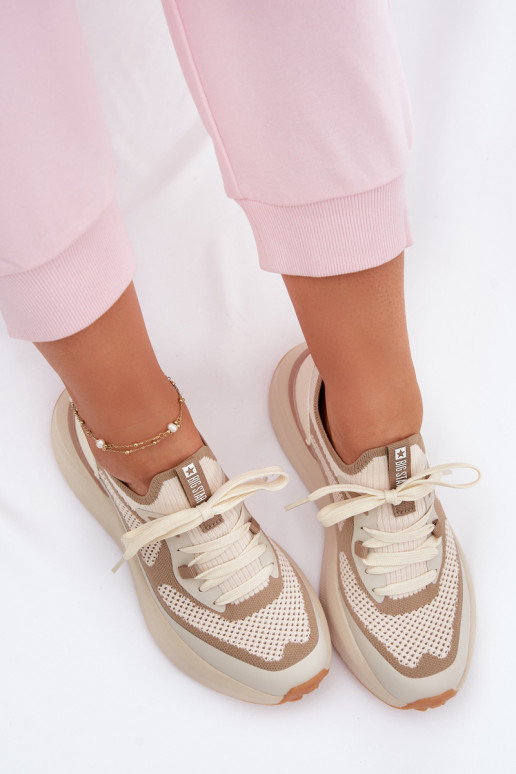 tenisky Dámske Big Star TT274571 HI-POLY SYSTEM béžová