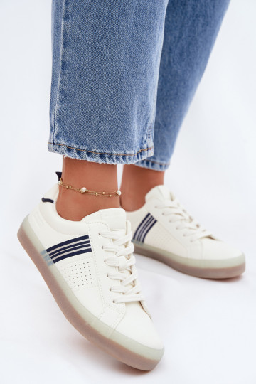 Eko Kožené Tenisky model obuvi Dámske Big Star TT274306 biela farba 2