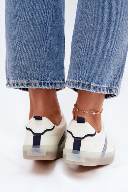 Eko Kožené Tenisky model obuvi Dámske Big Star TT274306 biela farba