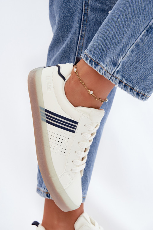 Eko Kožené Tenisky model obuvi Dámske Big Star TT274306 biela farba