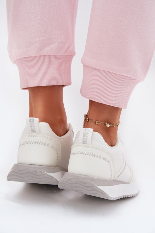 Tenisky model obuvi Dámske s platformou Big Star TT274279 biela farba