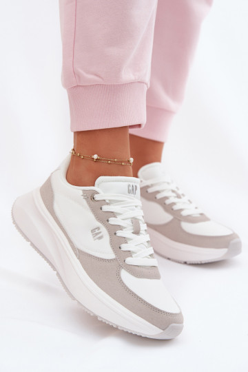 Tenisky model obuvi Dámske s platformou GAP PENELOPE GPIN6155300061 biela farba 2