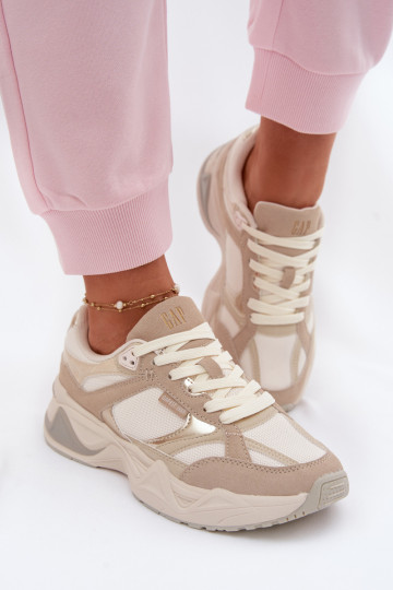 Tenisky model obuvi Dámske s platformou GAP MARATHON GPIN6154923895 béžová