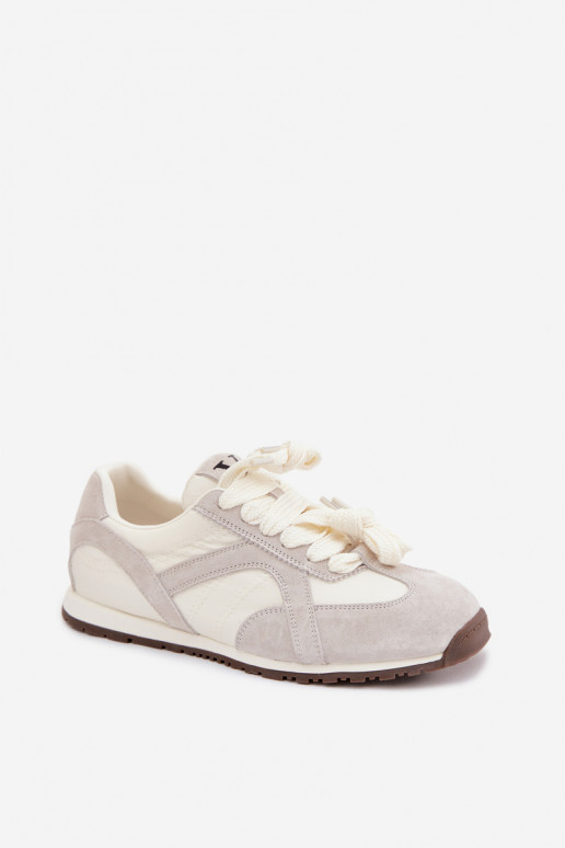 zo semišu Tenisky model obuvi Dámske Vinceza 86427 sivá