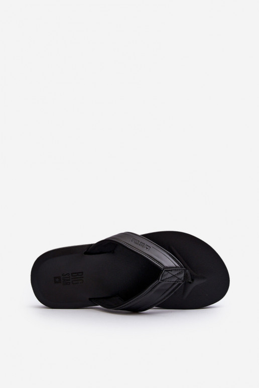 pre mužov Plážové šľapky Big Star LL174605 čierna
