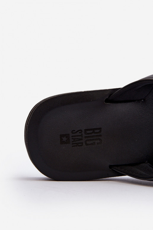 pre mužov Plážové šľapky Big Star LL174605 čierna