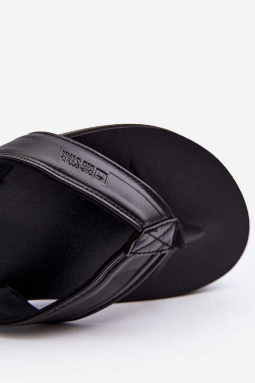 pre mužov Plážové šľapky Big Star LL174605 čierna