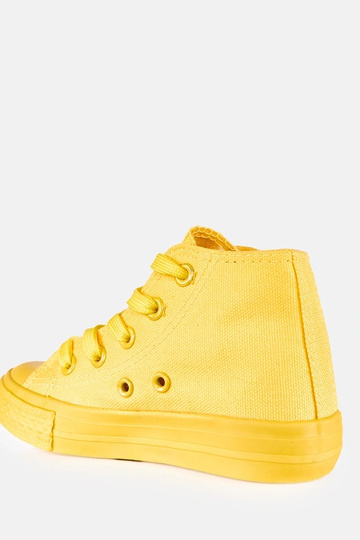 Žlté detské vysoké tenisky...