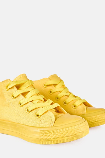 Žlté detské vysoké tenisky... 2