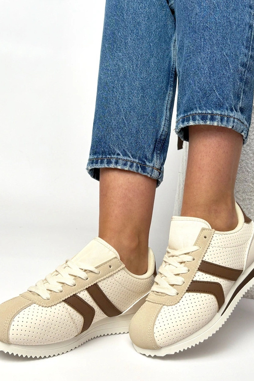 Pieskovo-hnedé športové tenisky Camille