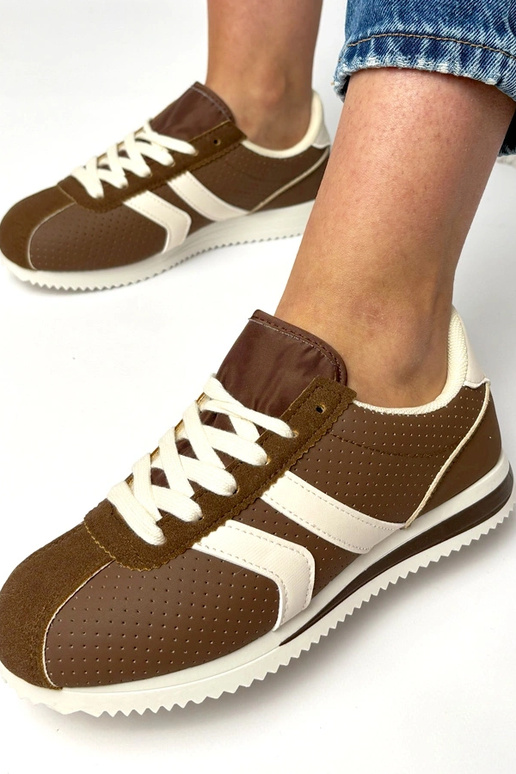 Hnedé športové tenisky Camille